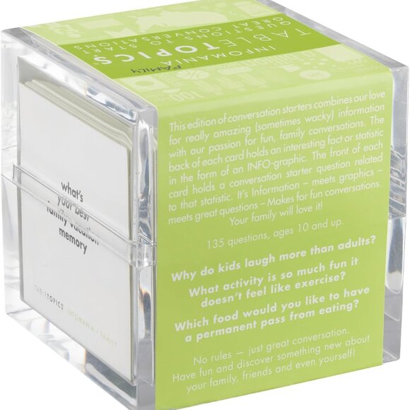 TABLETOPICS Family Infomania: Questions to Start Great Conversations - Picture 2 of 5